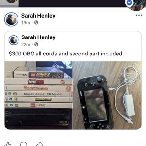 Nintendo Wii U Console with Games and Accessories